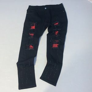 Mens black skinny jeans